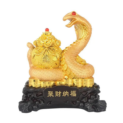 Feng Shui Snake Statue 2025 Feng Shui Chinese Snake Statue Snake Statue 2025 Chinese Snake New Year Ornaments Mascot For Home