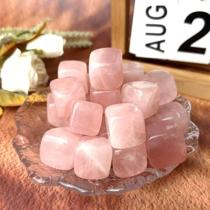 Natural Crystals Tumbled Stone Cube Polished Quartz Rock Gemstone Amethyst For Aquarium Healing DIY Pendants Home Decor Fengshui