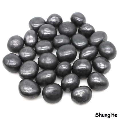Natural Black Tourmaline Irregular Tumbled Stone