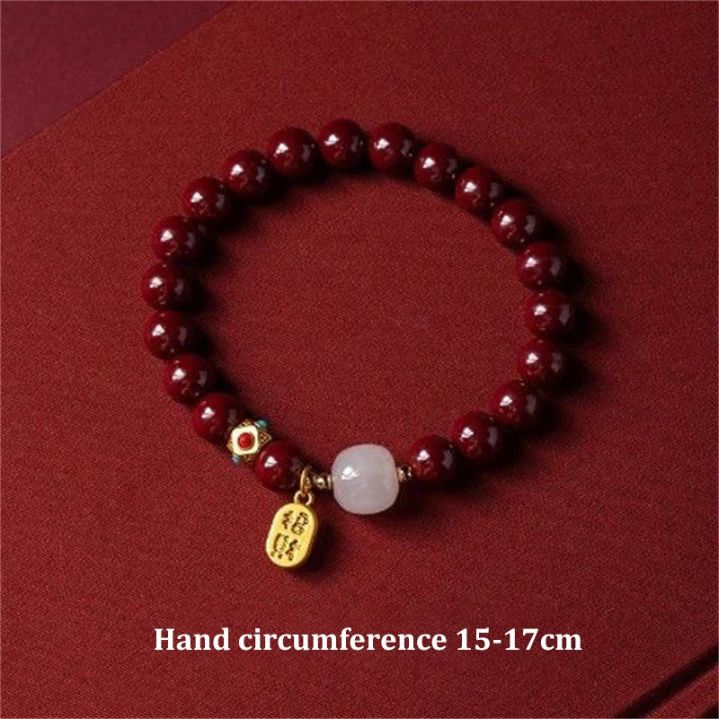 Feng Shui Wealth Bracelets - Natural Cinnabar Bracelet