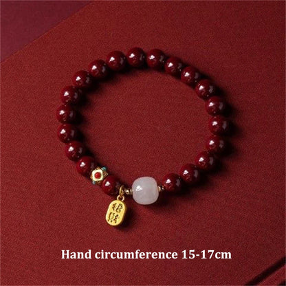 Feng Shui Wealth Bracelets - Natural Cinnabar Bracelet