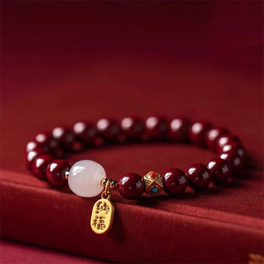 Feng Shui Wealth Bracelets - Natural Cinnabar Bracelet