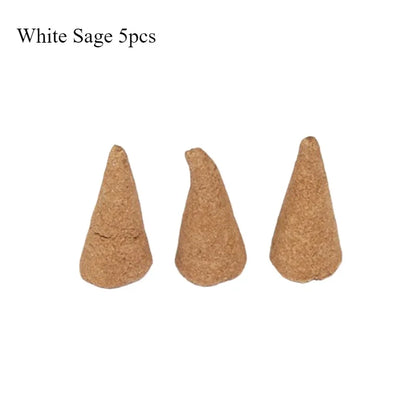 Palo Santo Wood White Sage Natural Incense Cones