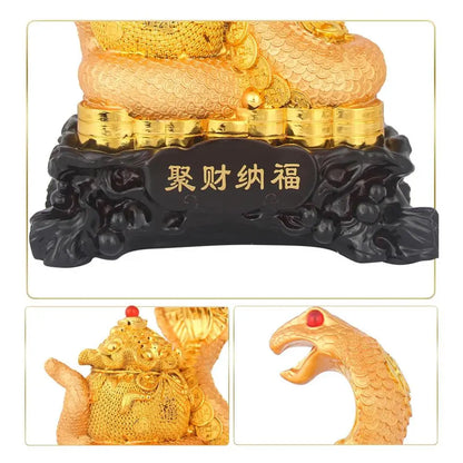 Feng Shui Snake Statue 2025 Feng Shui Chinese Snake Statue Snake Statue 2025 Chinese Snake New Year Ornaments Mascot For Home