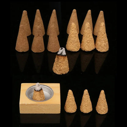 Palo Santo Wood White Sage Natural Incense Cones