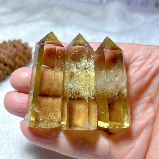 Natural Crystals Citrine Tower Point