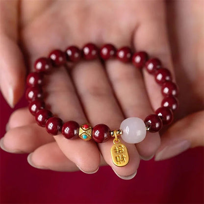 Feng Shui Wealth Bracelets - Natural Cinnabar Bracelet