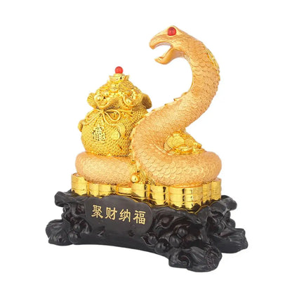 Feng Shui Snake Statue 2025 Feng Shui Chinese Snake Statue Snake Statue 2025 Chinese Snake New Year Ornaments Mascot For Home
