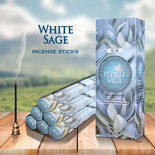 India White Sage Incense Sticks Aromatherapy