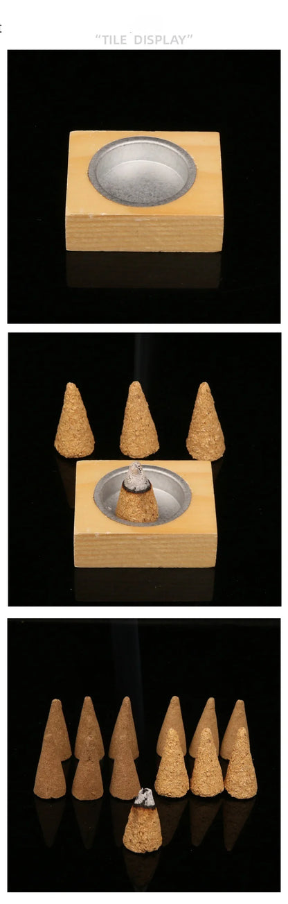 Palo Santo Wood White Sage Natural Incense Cones
