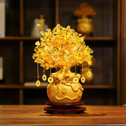 Lucky Bonsai Tree Wealth Geng Shui Ornaments