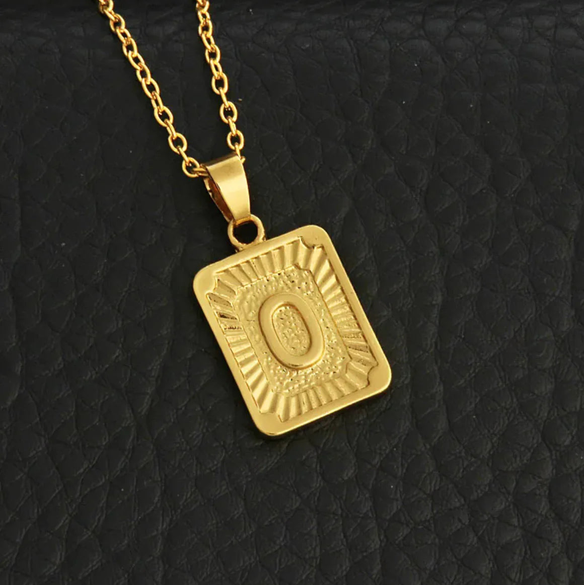 Custom Gold Letter Necklace