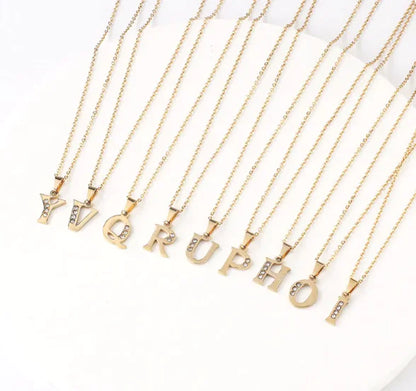 Custom Diamond Necklace With English Letters