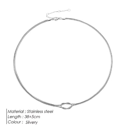 Knotted Snake Couple Chain